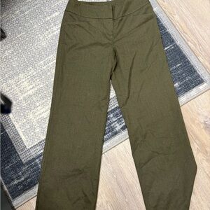Talbots Olive Green Wide-Leg Women's Pants